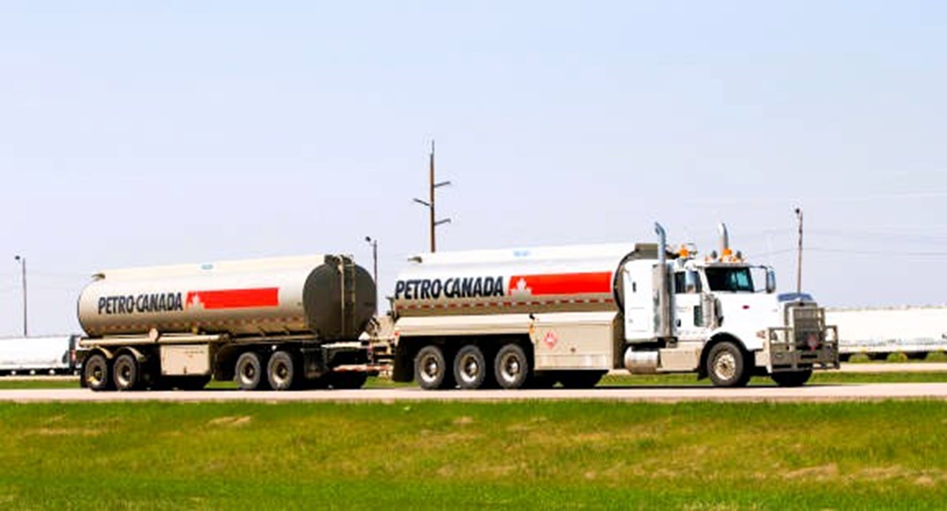 Automatic Delivery A Petro Canada Truck hauling fuel