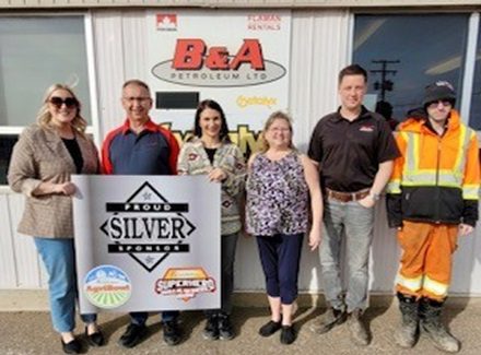 B&A Petroleum team standing outside of offices B&A Petroleum team standing outside of offices
